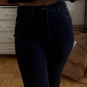 Women's Dark Blue Jeans